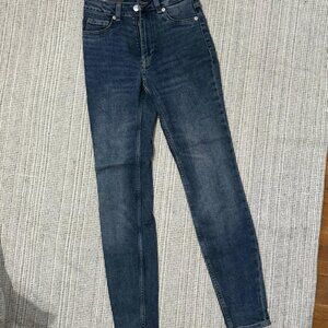 NWT H&M High Waist Skinny Jeans Size 0